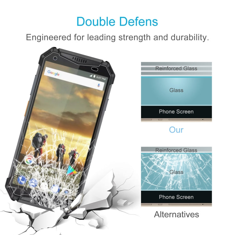 For Ulefone Armor 3 10 PCS 0.26mm 9H 2.5D Tempered Glass Film