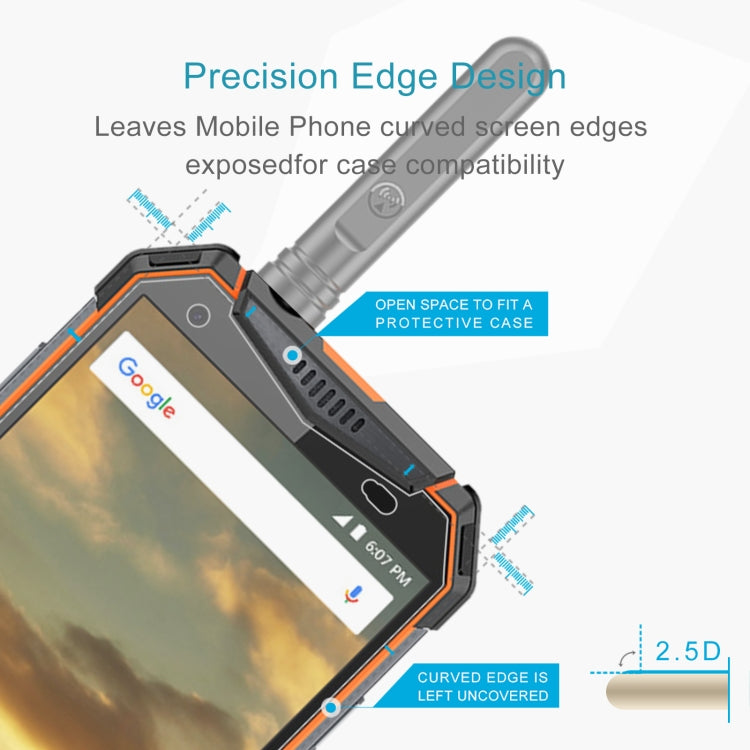 For Ulefone Armor 3T 10 PCS 0.26mm 9H 2.5D Tempered Glass Film