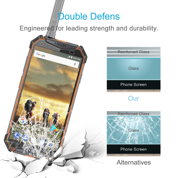 For Ulefone Armor 3T 10 PCS 0.26mm 9H 2.5D Tempered Glass Film