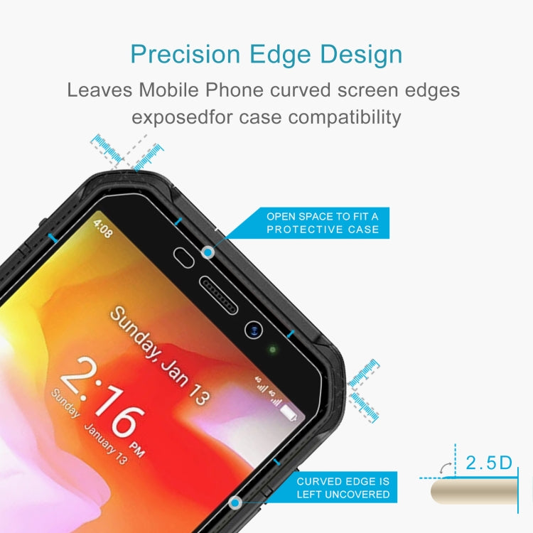 For Ulefone Armor X7 10 PCS 0.26mm 9H 2.5D Tempered Glass Film