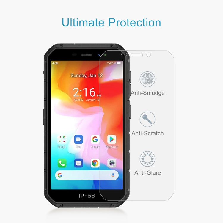 For Ulefone Armor X7 10 PCS 0.26mm 9H 2.5D Tempered Glass Film