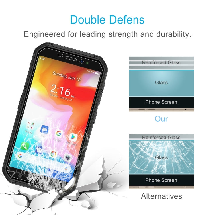 For Ulefone Armor X7 10 PCS 0.26mm 9H 2.5D Tempered Glass Film
