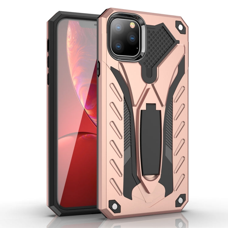 For iPhone 11 Pro Shockproof TPU + PC Protective Case with Holder