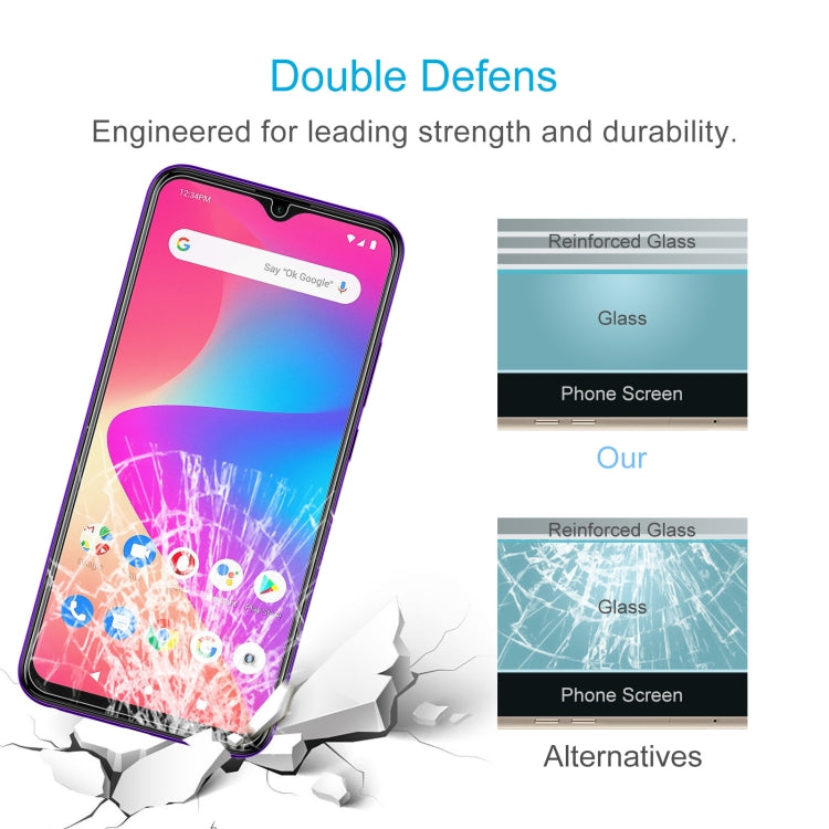 For BLU G90 Pro 20 PCS 0.26mm 9H 2.5D Tempered Glass Film