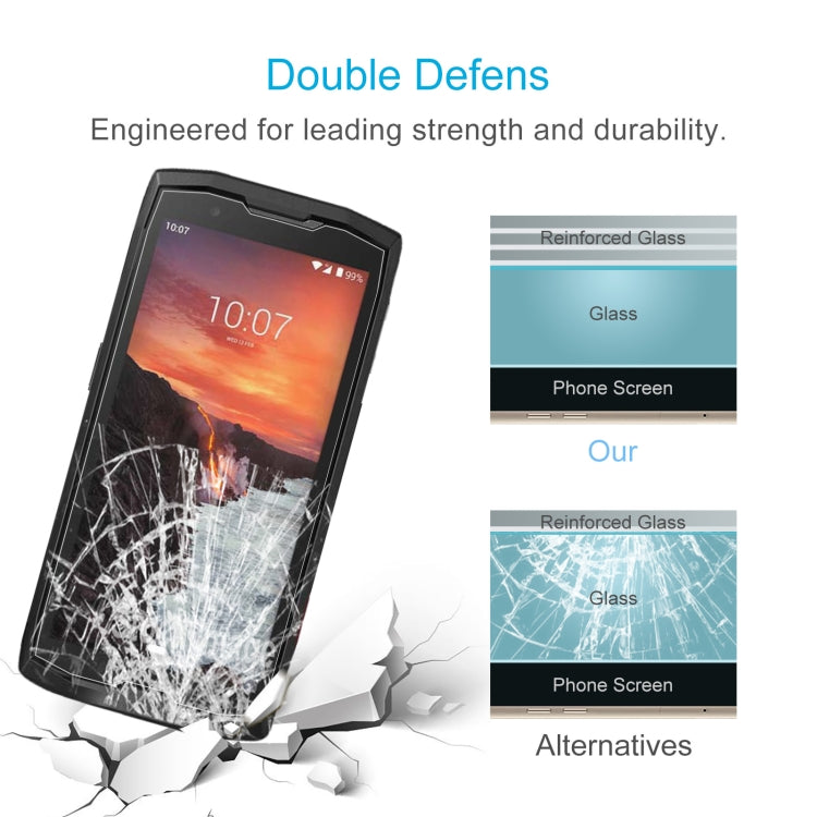 For Crosscall Core X4 20 PCS 0.26mm 9H 2.5D Tempered Glass Film