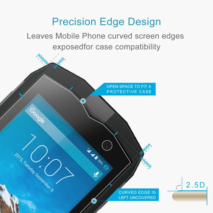 For Crosscall Trekker M1 20 PCS 0.26mm 9H 2.5D Tempered Glass Film