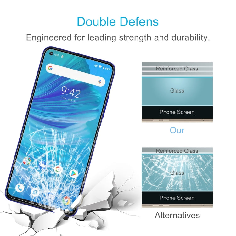 For UMIDIGI F2 20 PCS 0.26mm 9H 2.5D Tempered Glass Film
