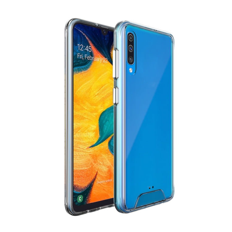 For Samsung Galaxy A30s / A50 / A50s Scratchproof TPU + Acrylic Space Protective Case(Transparent)