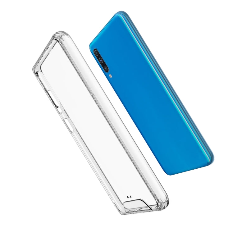 For Samsung Galaxy A30s / A50 / A50s Scratchproof TPU + Acrylic Space Protective Case(Transparent)
