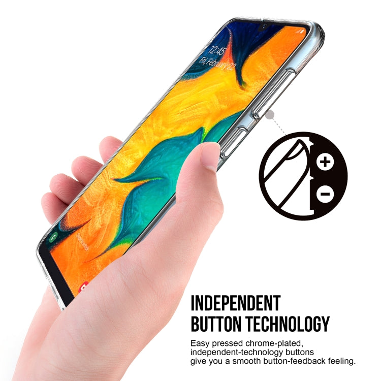 For Samsung Galaxy A30s / A50 / A50s Scratchproof TPU + Acrylic Space Protective Case(Transparent)