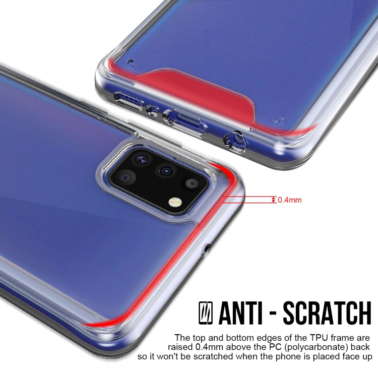 For Samsung Galaxy A31 Scratchproof TPU + Acrylic Space Protective Case(Transparent)