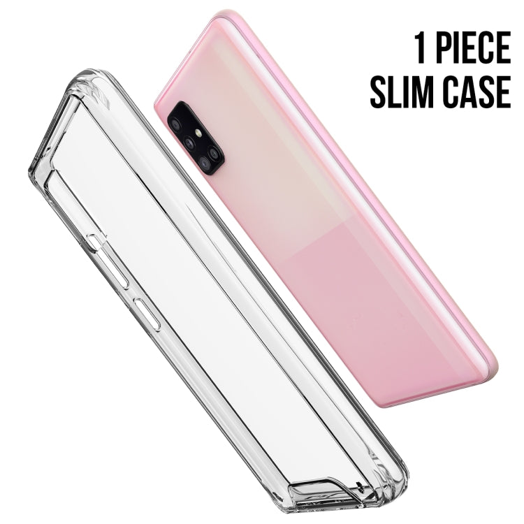 For Samsung Galaxy A51 5G Scratchproof TPU + Acrylic Space Protective Case(Transparent)