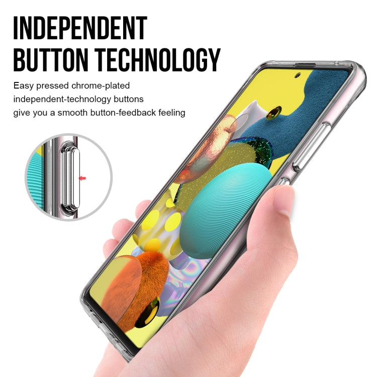 For Samsung Galaxy A51 5G Scratchproof TPU + Acrylic Space Protective Case(Transparent)