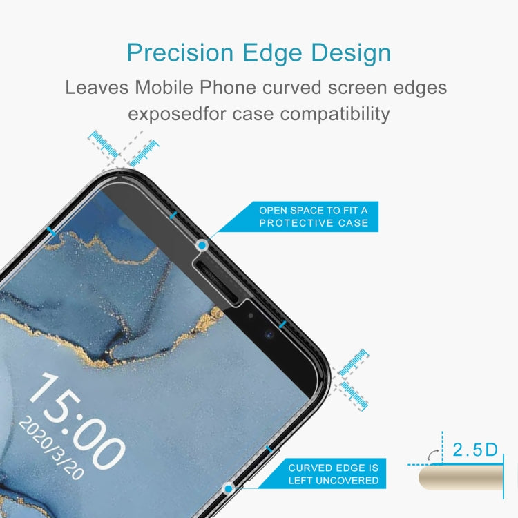 For Cubot Hafury A7 10 PCS 0.26mm 9H 2.5D Tempered Glass Film