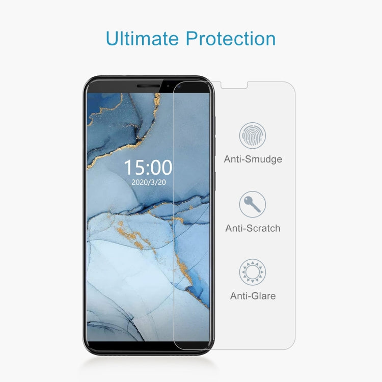 For Cubot Hafury A7 10 PCS 0.26mm 9H 2.5D Tempered Glass Film