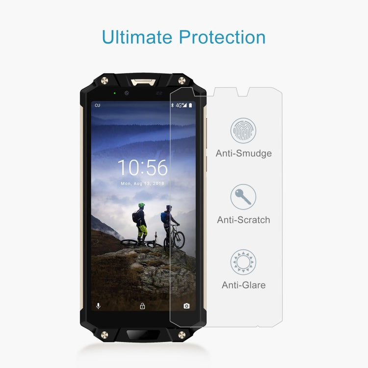 For Oukitel WP2 10 PCS 0.26mm 9H 2.5D Tempered Glass Film