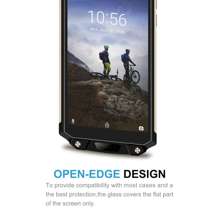 For Oukitel WP2 10 PCS 0.26mm 9H 2.5D Tempered Glass Film