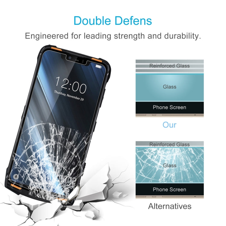 For Doogee S90 10 PCS 0.26mm 9H 2.5D Tempered Glass Film