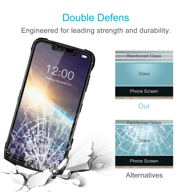 For Doogee S90 Pro 10 PCS 0.26mm 9H 2.5D Tempered Glass Film