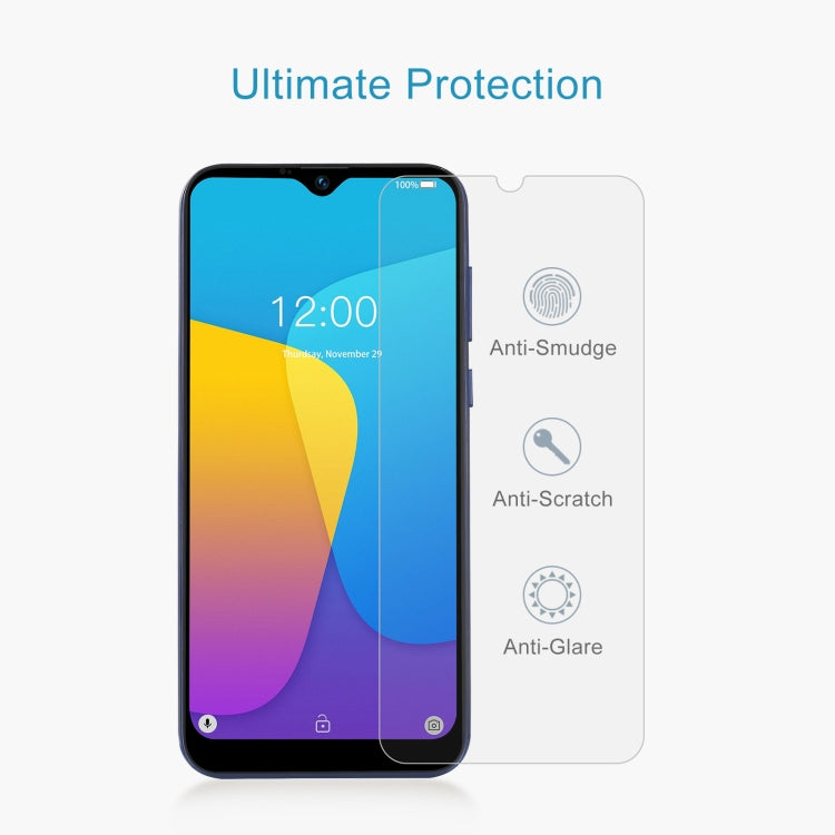 For Doogee X90 10 PCS 0.26mm 9H 2.5D Tempered Glass Film