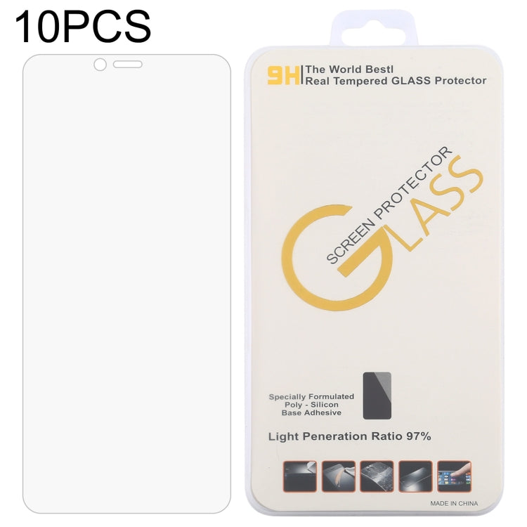 For Gigaset GS100 10 PCS 0.26mm 9H 2.5D Tempered Glass Film