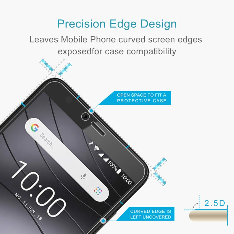 For Gigaset GS100 10 PCS 0.26mm 9H 2.5D Tempered Glass Film