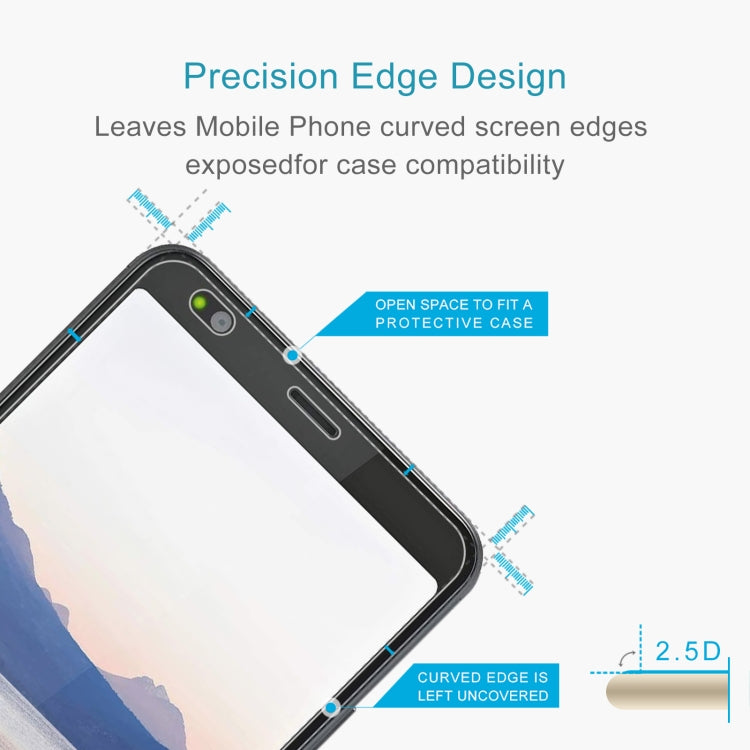 For Gigaset GS370 10 PCS 0.26mm 9H 2.5D Tempered Glass Film