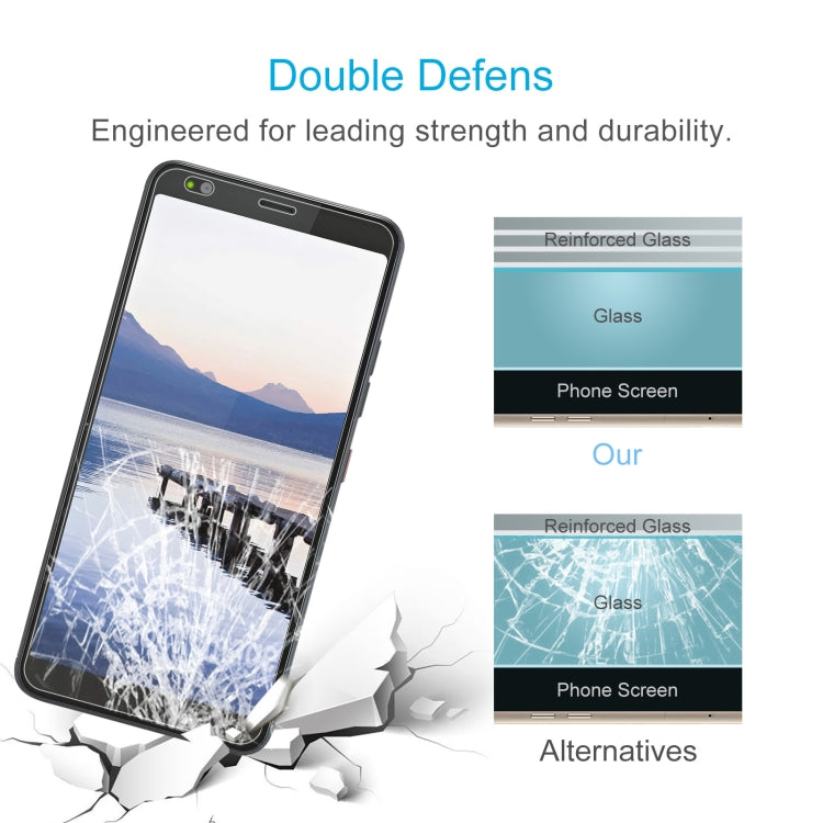 For Gigaset GS370 10 PCS 0.26mm 9H 2.5D Tempered Glass Film
