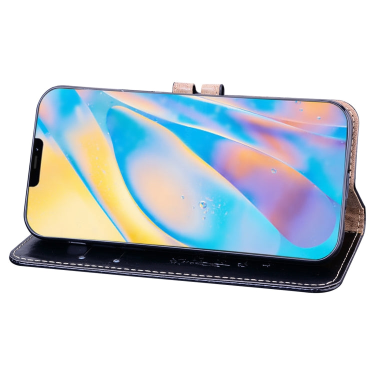 For iPhone 12 mini Business Style Oil Wax Texture Horizontal Flip Leather Case with Holder & Card Slots & Wallet