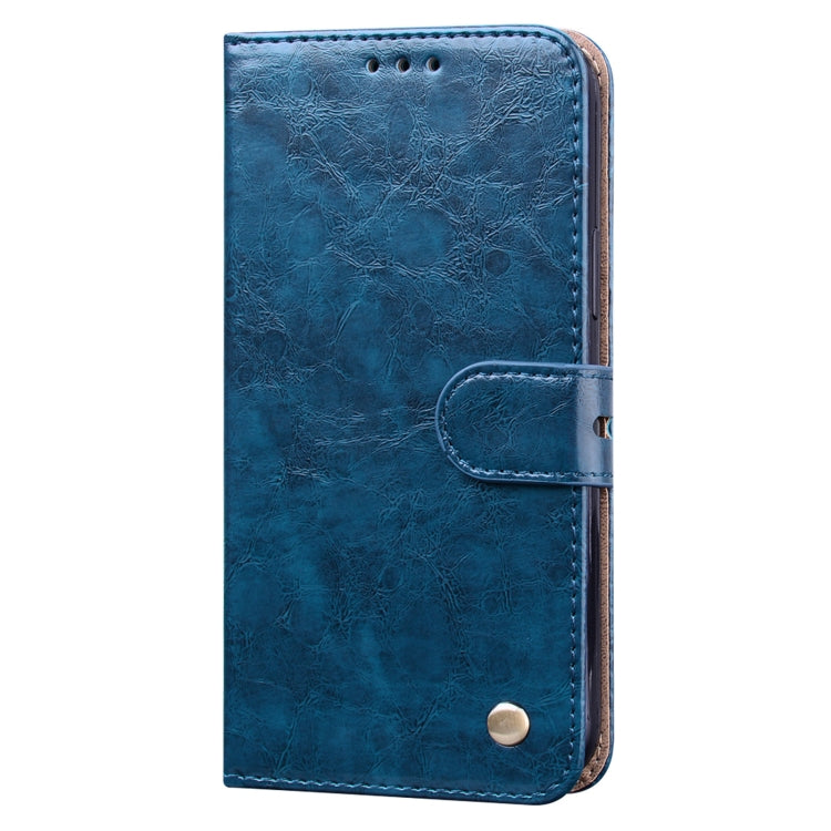 For iPhone 12 mini Business Style Oil Wax Texture Horizontal Flip Leather Case with Holder & Card Slots & Wallet