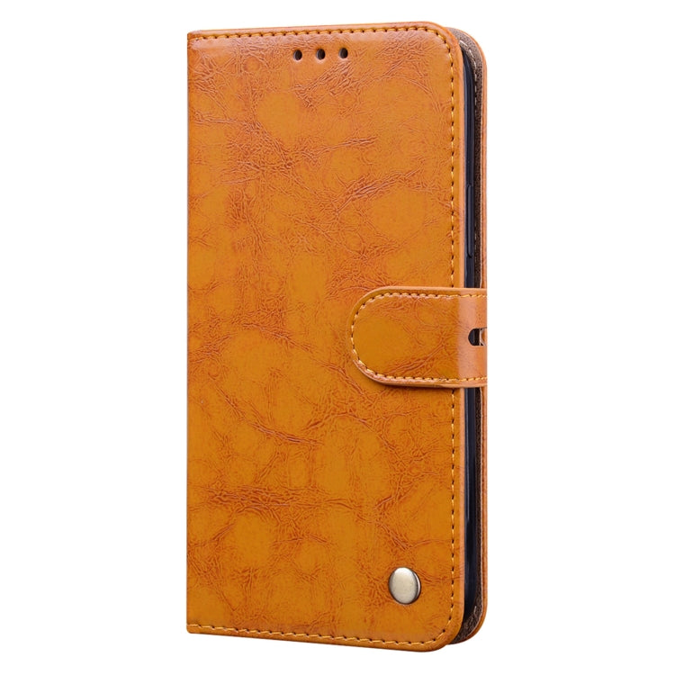 For iPhone 12 mini Business Style Oil Wax Texture Horizontal Flip Leather Case with Holder & Card Slots & Wallet