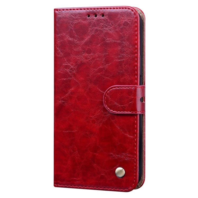 For iPhone 12 Pro Max Business Style Oil Wax Texture Horizontal Flip Leather Case with Holder & Card Slots & Wallet