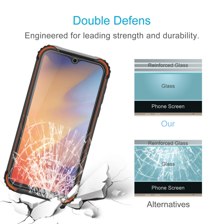 For Blackview BV5900 50 PCS 0.26mm 9H 2.5D Tempered Glass Film