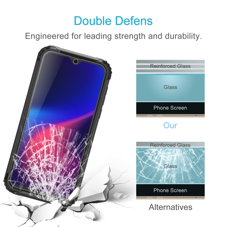 For Blackview BV5900 Pro 50 PCS 0.26mm 9H 2.5D Tempered Glass Film