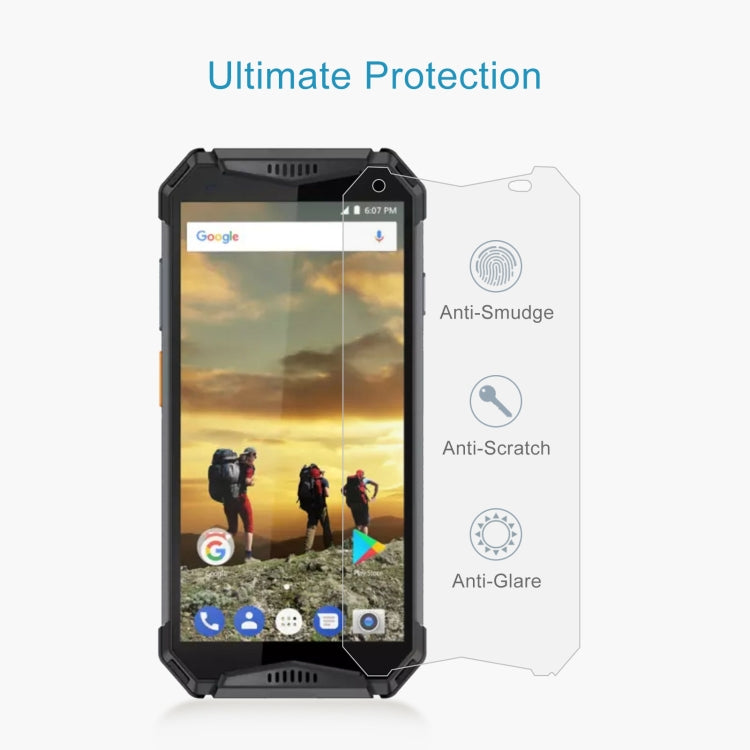 For Ulefone Armor 3 50 PCS 0.26mm 9H 2.5D Tempered Glass Film