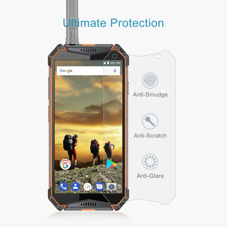 For Ulefone Armor 3T 50 PCS 0.26mm 9H 2.5D Tempered Glass Film
