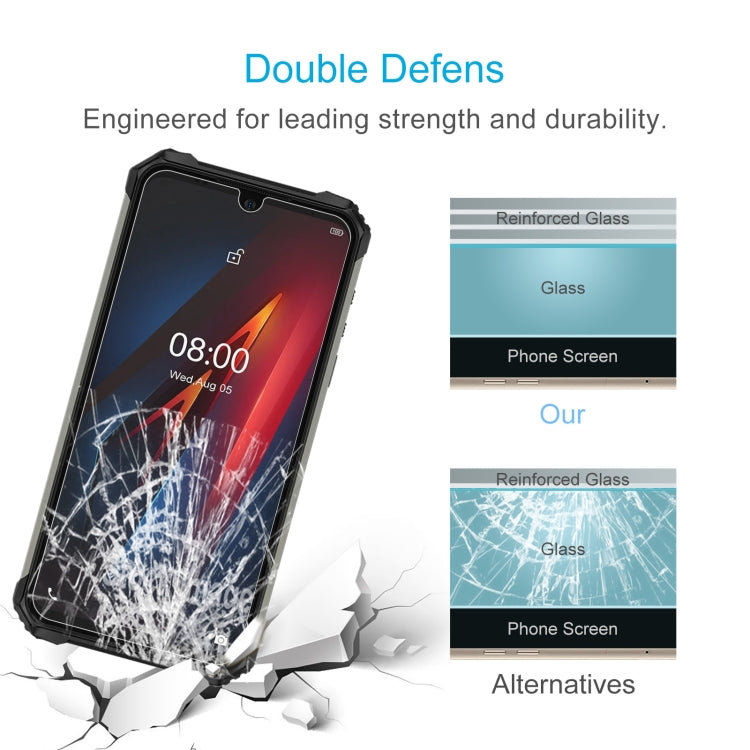 For Ulefone Armor 8 50 PCS 0.26mm 9H 2.5D Tempered Glass Film