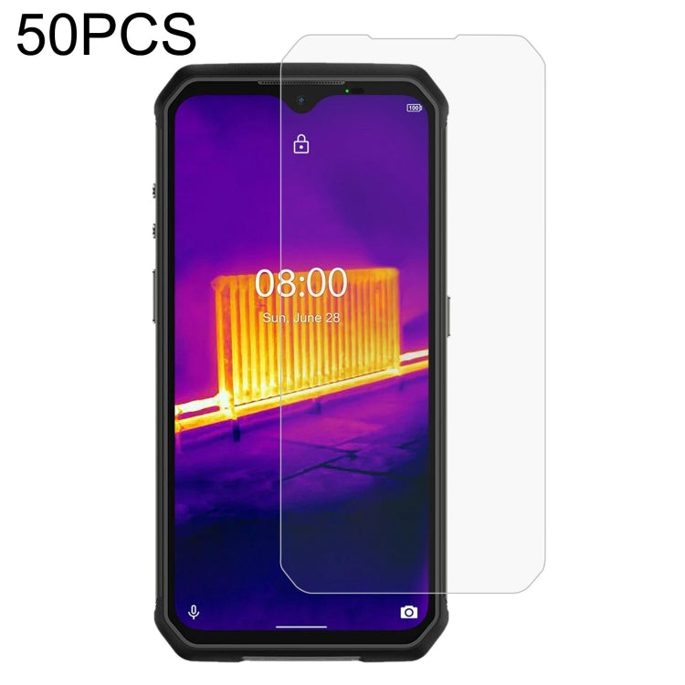 For Ulefone Armor 9 / Armor 9E 50 PCS 0.26mm 9H 2.5D Tempered Glass Film