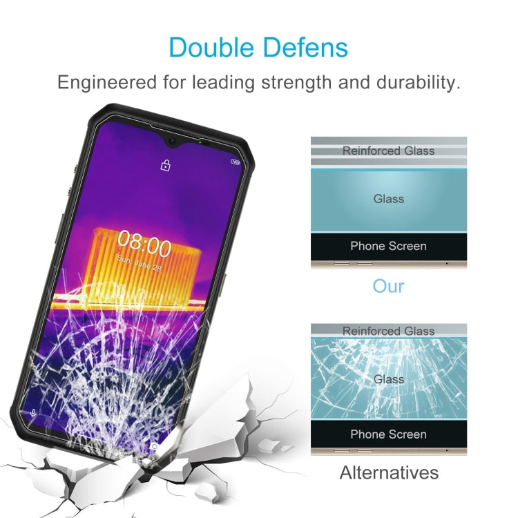 For Ulefone Armor 9 / Armor 9E 50 PCS 0.26mm 9H 2.5D Tempered Glass Film