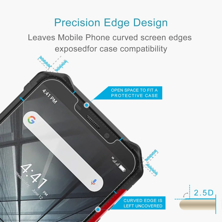 For Ulefone Armor X3 50 PCS 0.26mm 9H 2.5D Tempered Glass Film