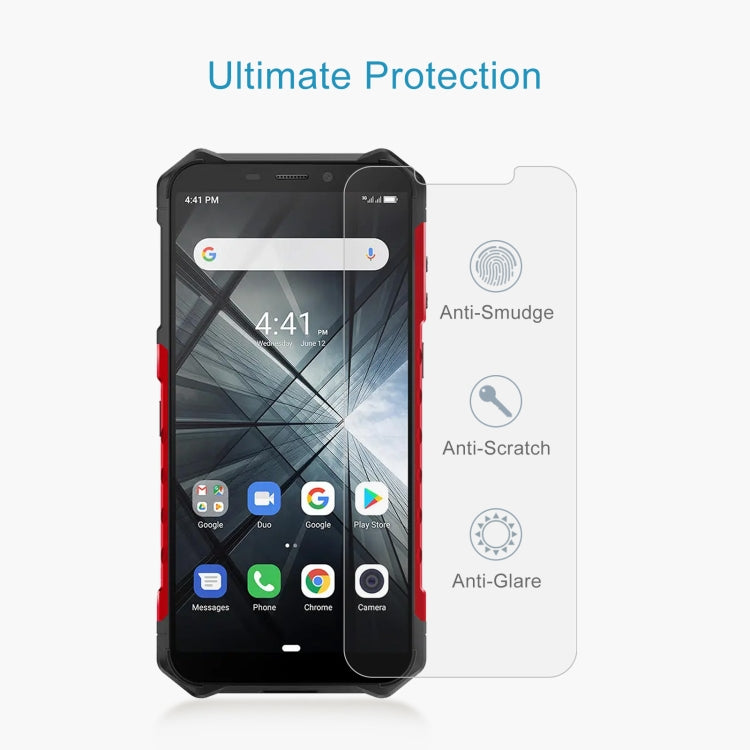 For Ulefone Armor X3 50 PCS 0.26mm 9H 2.5D Tempered Glass Film