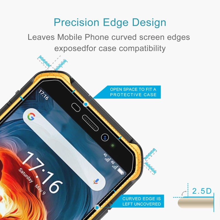 For Ulefone Armor X7 Pro 50 PCS 0.26mm 9H 2.5D Tempered Glass Film