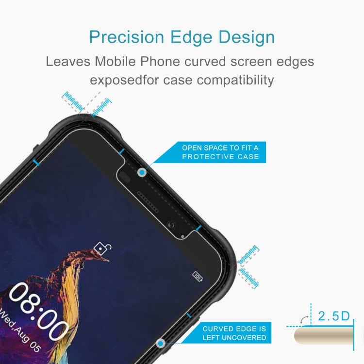For Ulefone Armor X8 50 PCS 0.26mm 9H 2.5D Tempered Glass Film