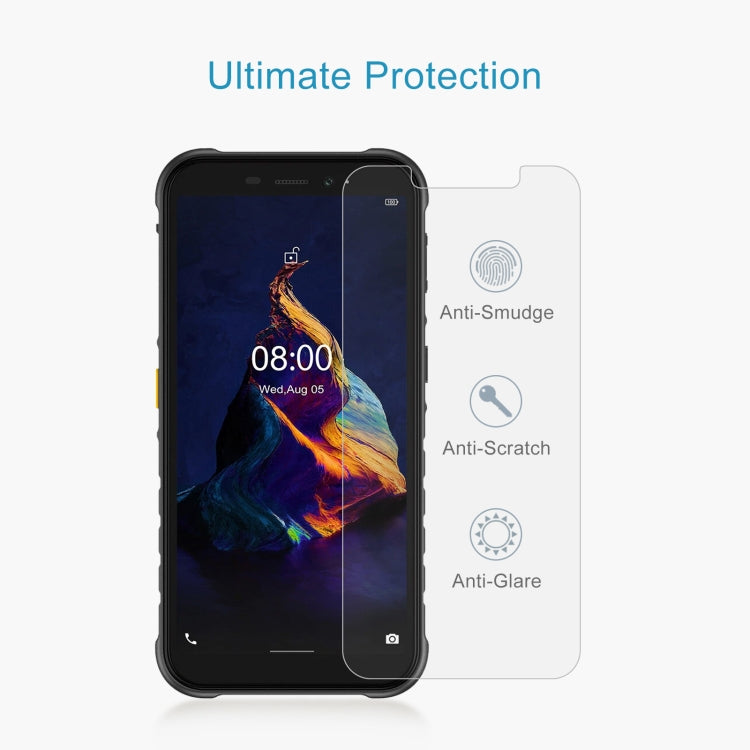 For Ulefone Armor X8 50 PCS 0.26mm 9H 2.5D Tempered Glass Film