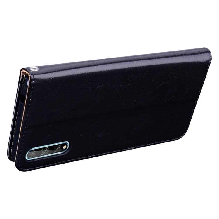 For Huawei Y8P / Enjoy 10S Business Style Oil Wax Texture Horizontal Flip Leather Case with Holder & Card Slots & Wallet