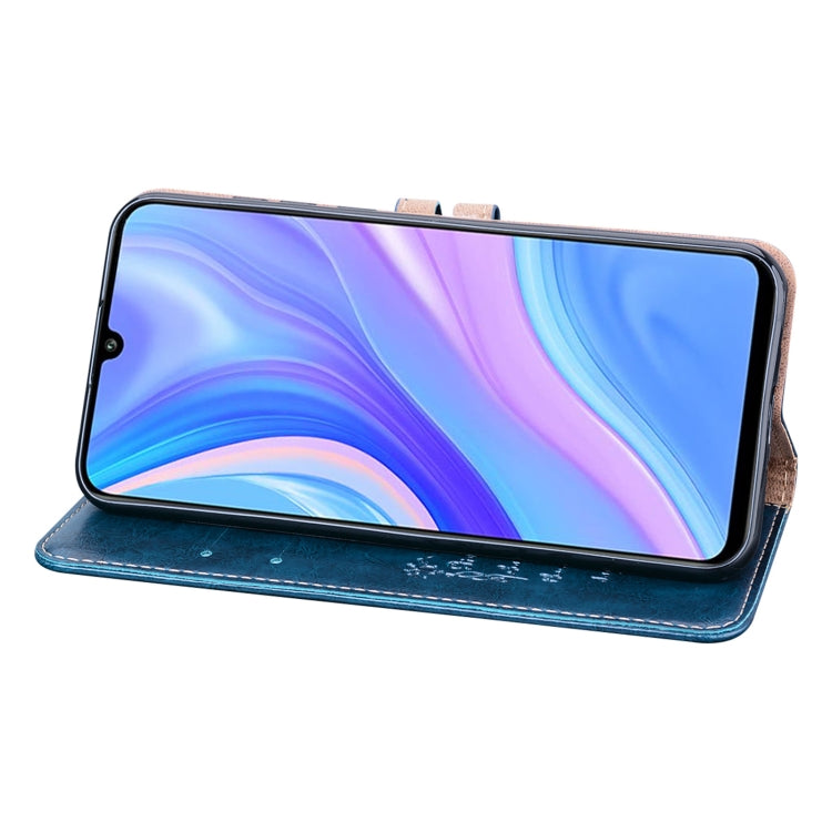 For Huawei Y8P / Enjoy 10S Business Style Oil Wax Texture Horizontal Flip Leather Case with Holder & Card Slots & Wallet