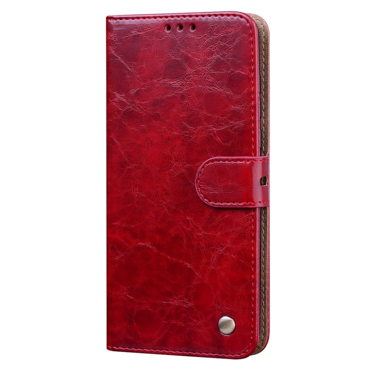 For Huawei Y8P / Enjoy 10S Business Style Oil Wax Texture Horizontal Flip Leather Case with Holder & Card Slots & Wallet