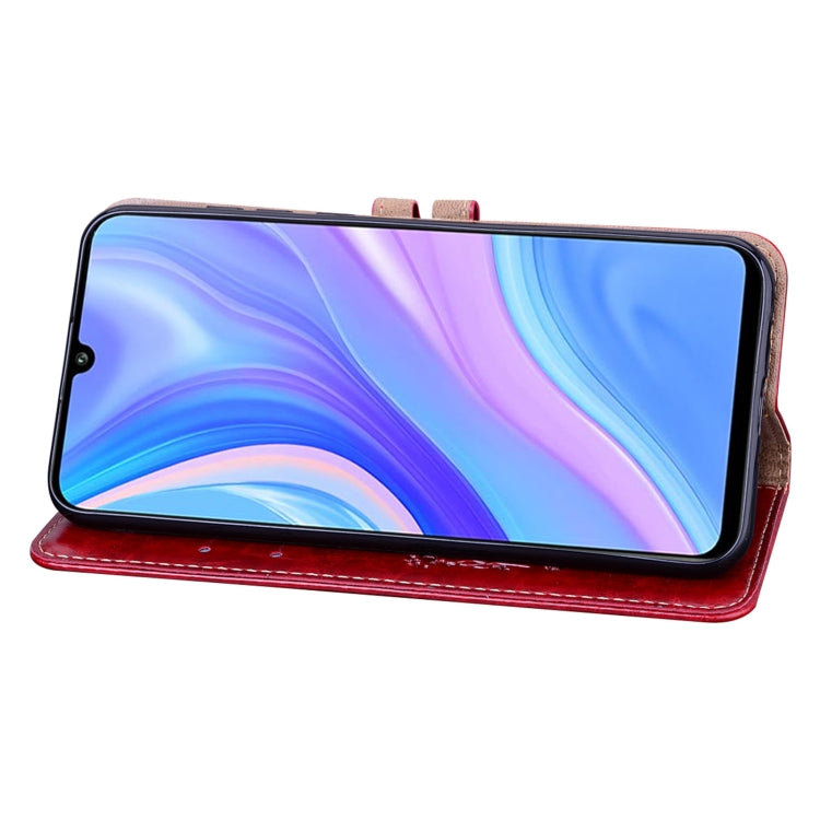 For Huawei Y8P / Enjoy 10S Business Style Oil Wax Texture Horizontal Flip Leather Case with Holder & Card Slots & Wallet