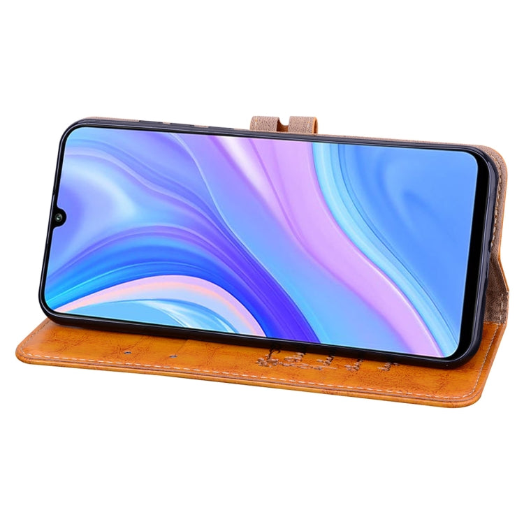 For Huawei Y8P / Enjoy 10S Business Style Oil Wax Texture Horizontal Flip Leather Case with Holder & Card Slots & Wallet