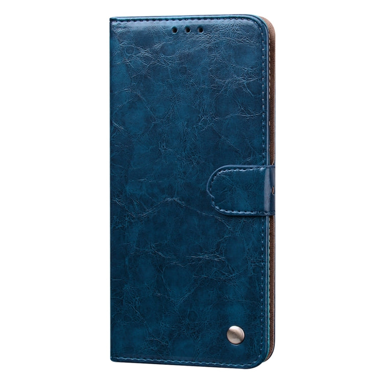 For Huawei Honor 30 Business Style Oil Wax Texture Horizontal Flip Leather Case with Holder & Card Slots & Wallet